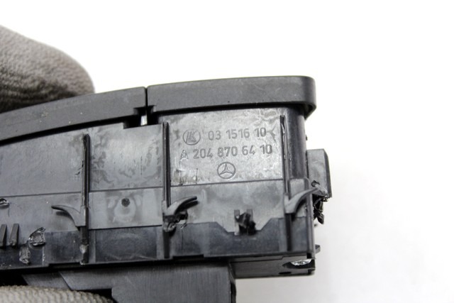 VARIOUS SWITCHES OEM N. A2048706410 ORIGINAL PART ESED MERCEDES CLASSE E W212 BER/SW (2009 - 2016)DIESEL 30  YEAR OF CONSTRUCTION 2010