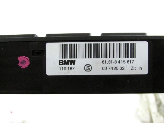 VARIOUS SWITCHES OEM N. 61313415617 ORIGINAL PART ESED BMW X3 E83 (2004 - 08/2006 ) DIESEL 20  YEAR OF CONSTRUCTION 2005