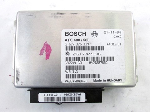 VARIOUS CONTROL UNITS OEM N. 27107542725 ORIGINAL PART ESED BMW X3 E83 (2004 - 08/2006 ) DIESEL 20  YEAR OF CONSTRUCTION 2005