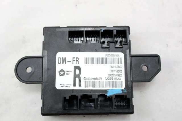 CONTROL OF THE FRONT DOOR OEM N. 05026612AI ORIGINAL PART ESED FIAT FREEMONT (2011 - 2015)DIESEL 20  YEAR OF CONSTRUCTION 2013