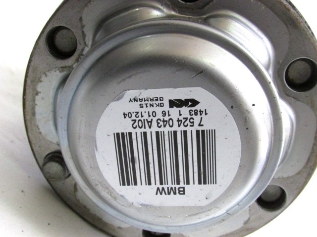 EXCH. OUTPUT SHAFT, LEFT REAR OEM N. 7524043 ORIGINAL PART ESED BMW X3 E83 (2004 - 08/2006 ) DIESEL 20  YEAR OF CONSTRUCTION 2005