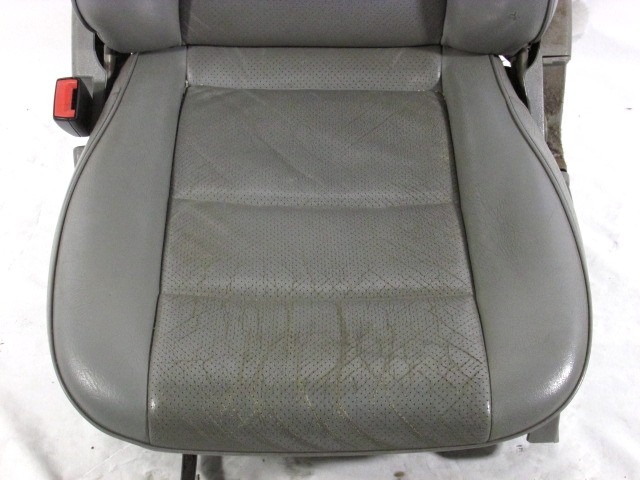 LEFT FRONT PILOT LEATHER SEAT OEM N. 16089 SEDILE ANTERIORE SINISTRO PELLE ORIGINAL PART ESED MERCEDES CLASSE C W202 BER/SW  (1993 - 2000) DIESEL 22  YEAR OF CONSTRUCTION 2000