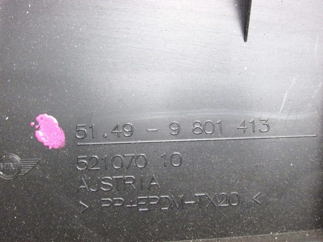 INNER LINING / TAILGATE LINING OEM N. 51499801413 ORIGINAL PART ESED MINI COUNTRYMAN R60 (2010 - 2014)DIESEL 16  YEAR OF CONSTRUCTION 2014