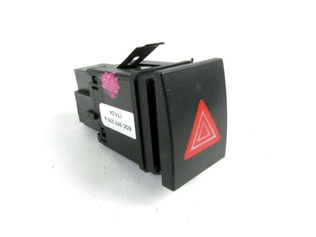 SWITCH HAZARD WARNING/CENTRAL LCKNG SYST OEM N. 6Q0953235A ORIGINAL PART ESED VOLKSWAGEN POLO (10/2001 - 2005) BENZINA 14  YEAR OF CONSTRUCTION 2005