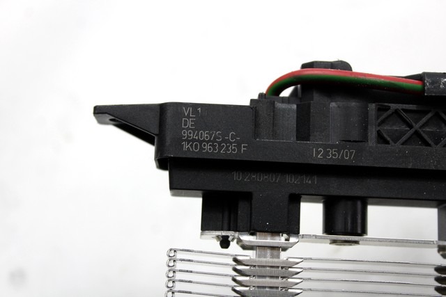AUXILIARY HEATER OEM N. 1K0963235F ORIGINAL PART ESED AUDI A3 8P 8PA 8P1 (2003 - 2008)DIESEL 20  YEAR OF CONSTRUCTION 2007