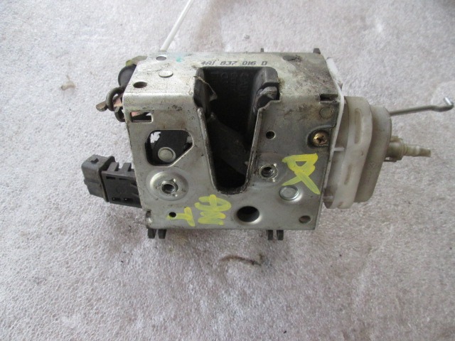 CENTRAL LOCKING OF THE RIGHT FRONT DOOR OEM N. 4A1837016D ORIGINAL PART ESED AUDI A6 C4 4A BER/SW (1994 - 1997) DIESEL 25  YEAR OF CONSTRUCTION 1996