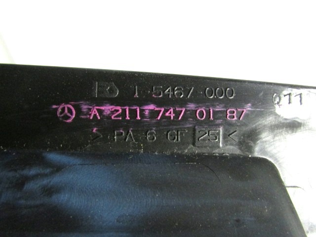INNER LINING / TAILGATE LINING OEM N. A2117470187 ORIGINAL PART ESED MERCEDES CLASSE E W211 BER/SW (06/2006 - 2009)DIESEL 30  YEAR OF CONSTRUCTION 2007
