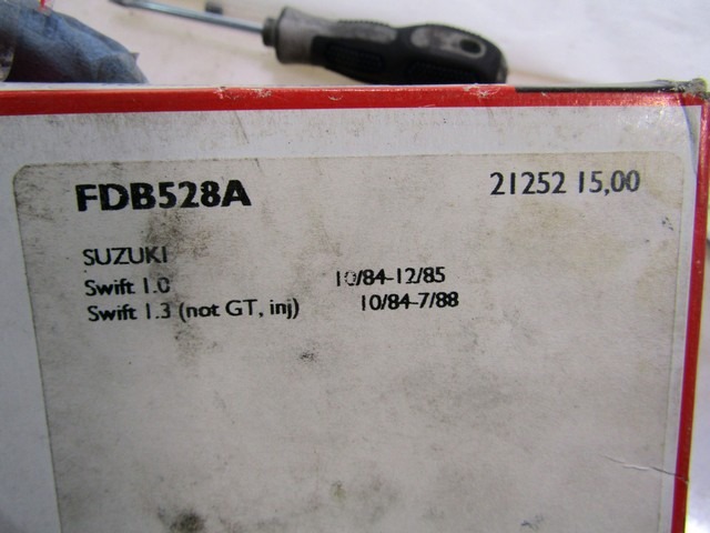 BRAKE PAD KIT OEM N. 5521082020 ORIGINAL PART ESED SUZUKI SWIFT MK1 (1983 - 1989)BENZINA 10  YEAR OF CONSTRUCTION 1984