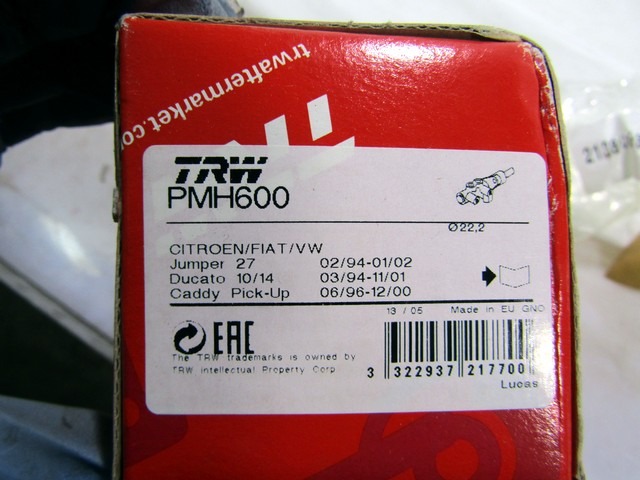 BRAKE MASTER CYLINDER OEM N. 9946055 ORIGINAL PART ESED FIAT DUCATO (1994 - 2002) DIESEL 28  YEAR OF CONSTRUCTION 2000