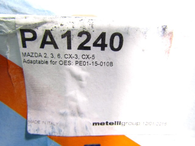 ADDITIONAL WATER PUMP OEM N. PE01-15-010B  ORIGINAL PART ESED MAZDA CX-3 (DAL 2015)BENZINA 20  YEAR OF CONSTRUCTION 2016