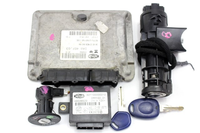 KIT ACCENSIONE AVVIAMENTO OEM N. 16589 KIT ACCENSIONE AVVIAMENTO ORIGINAL PART ESED FIAT MULTIPLA (2004 - 2010) BENZINA/METANO 16  YEAR OF CONSTRUCTION 2004