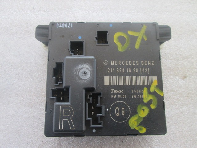 CONTROL OF THE FRONT DOOR OEM N. 2,12E+11 ORIGINAL PART ESED MERCEDES CLASSE E W211 BER/SW (03/2002 - 05/2006) DIESEL 32  YEAR OF CONSTRUCTION 2004