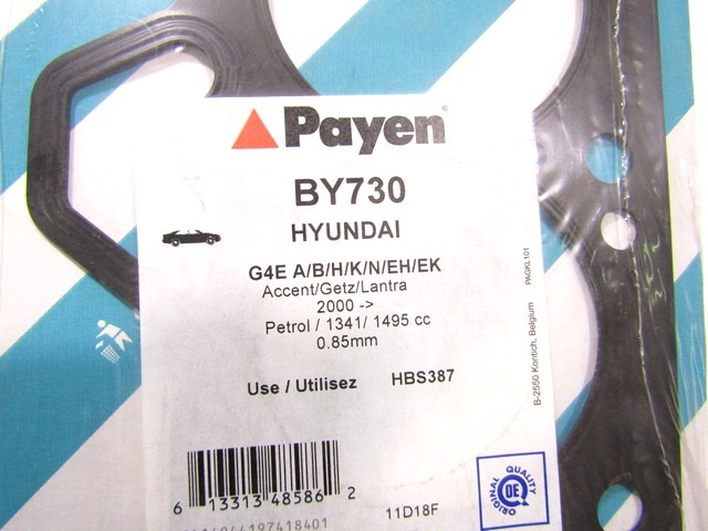 CYLINDER HEAD GASKET OEM N. 22311-22130 ORIGINAL PART ESED HYUNDAI ACCENT (1995 - 08/1999)BENZINA 13  YEAR OF CONSTRUCTION 1996