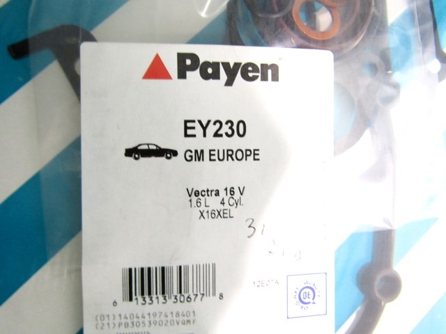 TAPPET COVER GASKET OEM N. 1606790 ORIGINAL PART ESED OPEL ASTRA G 5P/3P/SW (1998 - 2003) BENZINA 14  YEAR OF CONSTRUCTION 1998