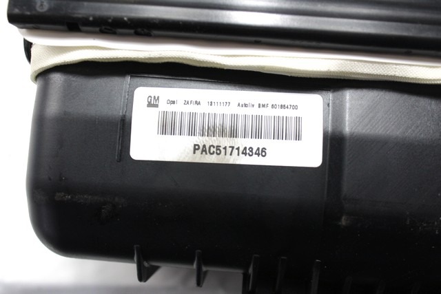 13137907 KIT AIRBAG OPEL ZAFIRA B 1.9 D 110KW 6M 5P (2005) RICAMBIO USATO CON PRETENSIONATORI, CENTRALINA AIRBAG, AIRBAG VOLANTE GUIDATORE, AIRBAG PASSEGGERO, CRUSCOTTO 13111177 13111348