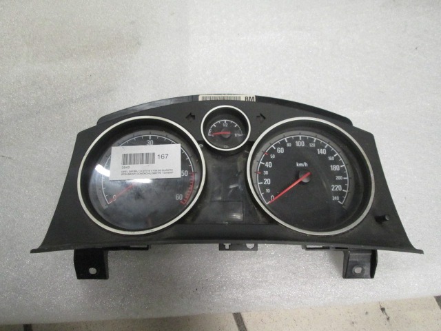 INSTRUMENT CLUSTER / INSTRUMENT CLUSTER OEM N.  ORIGINAL PART ESED OPEL ZAFIRA B A05 M75 (2005 - 2008) DIESEL 19  YEAR OF CONSTRUCTION 2007