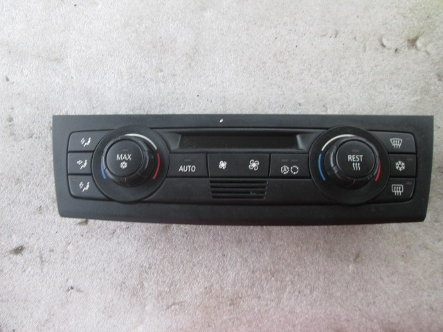 AIR CONDITIONING CONTROL UNIT / AUTOMATIC CLIMATE CONTROL OEM N. 64119199260 ORIGINAL PART ESED BMW SERIE 1 BER/COUPE/CABRIO E81/E82/E87/E88 (2003 - 2007) DIESEL 20  YEAR OF CONSTRUCTION 2005