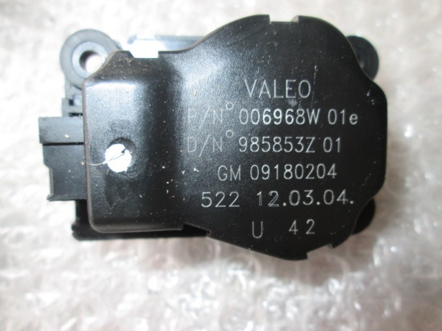 SET SMALL PARTS F AIR COND.ADJUST.LEVER OEM N. 006968W ORIGINAL PART ESED OPEL VECTRA BER/SW (2002 - 2006) DIESEL 19  YEAR OF CONSTRUCTION 2004