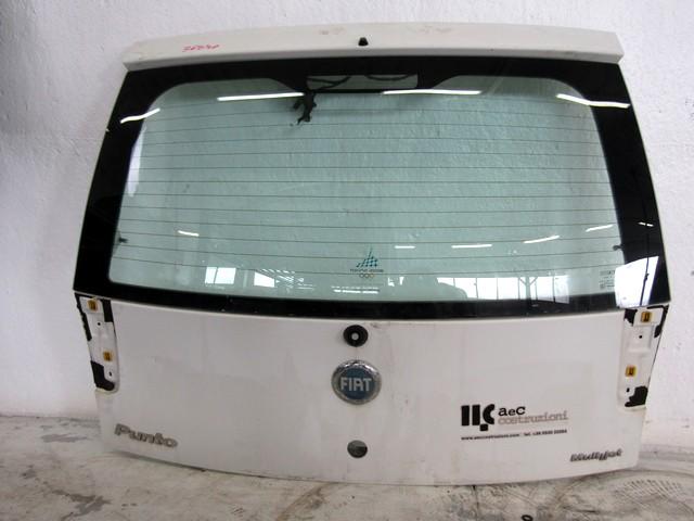 TRUNK LID OEM N. 51833466 SPARE PART USED CAR FIAT PUNTO 188 MK2 R (2003 - 2011)  DISPLACEMENT DIESEL 1,3 YEAR OF CONSTRUCTION 2005