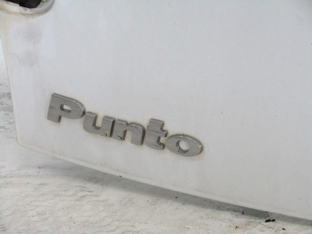 TRUNK LID OEM N. 51833466 SPARE PART USED CAR FIAT PUNTO 188 MK2 R (2003 - 2011)  DISPLACEMENT DIESEL 1,3 YEAR OF CONSTRUCTION 2005