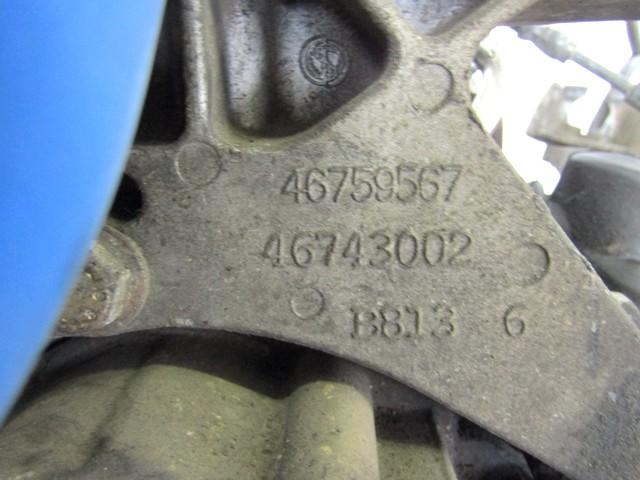 MANUAL TRANSMISSION OEM N. 55203290 01 CAMBIO MECCANICO SPARE PART USED CAR FIAT PUNTO 188 MK2 R (2003 - 2011)  DISPLACEMENT DIESEL 1,3 YEAR OF CONSTRUCTION 2005