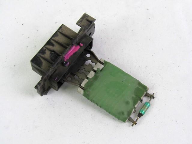 BLOWER REGULATOR OEM N.  SPARE PART USED CAR FIAT SCUDO 270 MK2 (2007 - 2016)  DISPLACEMENT DIESEL 1,6 YEAR OF CONSTRUCTION 2010