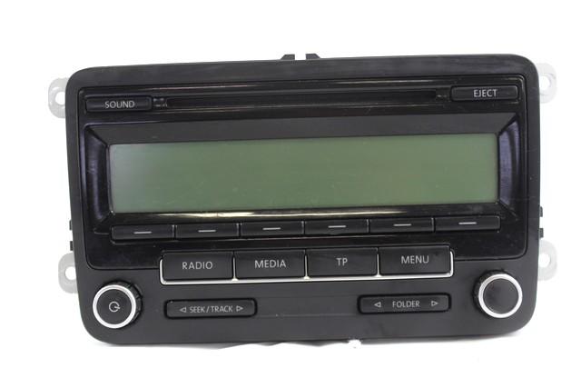 RADIO CD / AMPLIFIER / HOLDER HIFI SYSTEM OEM N. 1K0035186AA SPARE PART USED CAR VOLKSWAGEN SCIROCCO 137 138 MK3 (10/2008 - 06-2014) DISPLACEMENT BENZINA 1,4 YEAR OF CONSTRUCTION 2009