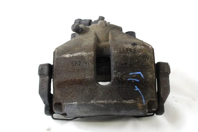 BRAKE CALIPER FRONT LEFT . OEM N. 1K0615124E SPARE PART USED CAR VOLKSWAGEN SCIROCCO 137 138 MK3 (10/2008 - 06-2014) DISPLACEMENT BENZINA 1,4 YEAR OF CONSTRUCTION 2009