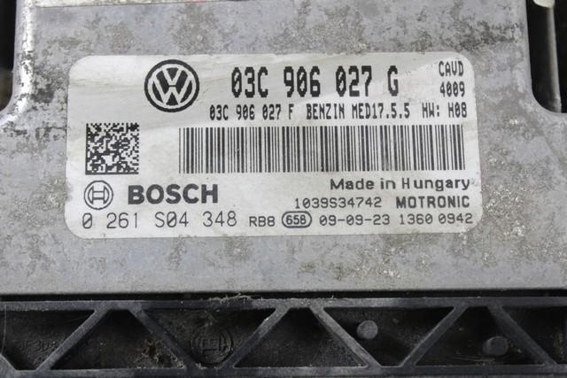 KIT ACCENSIONE AVVIAMENTO OEM N. 28231 KIT ACCENSIONE AVVIAMENTO SPARE PART USED CAR VOLKSWAGEN SCIROCCO 137 138 MK3 (10/2008 - 06-2014) DISPLACEMENT BENZINA 1,4 YEAR OF CONSTRUCTION 2009
