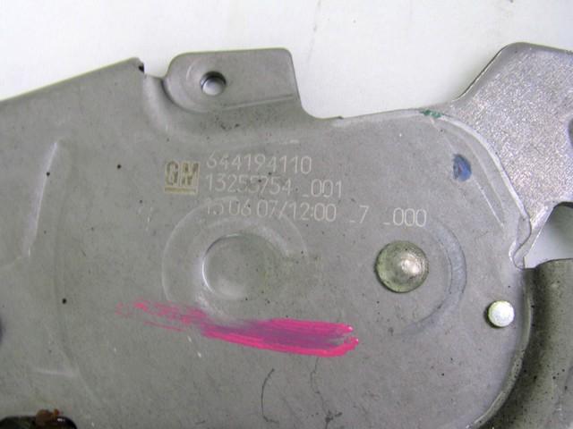 PARKING BRAKE / CONTROL OEM N. 13255754 SPARE PART USED CAR OPEL CORSA D S07 (2006 - 2011)  DISPLACEMENT BENZINA 1,2 YEAR OF CONSTRUCTION 2007