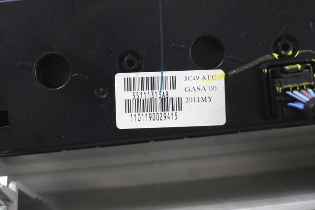 AIR CONDITIONING CONTROL UNIT / AUTOMATIC CLIMATE CONTROL OEM N. 55111313AB SPARE PART USED CAR FIAT FREEMONT (2011 - 2015) DISPLACEMENT DIESEL 2 YEAR OF CONSTRUCTION 2011