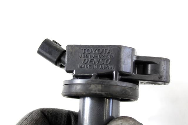 IGNITION COIL OEM N. 90919-02244 SPARE PART USED CAR TOYOTA RAV 4 A3 MK3 (2006 - 03/2009)  DISPLACEMENT BENZINA 2 YEAR OF CONSTRUCTION 2008