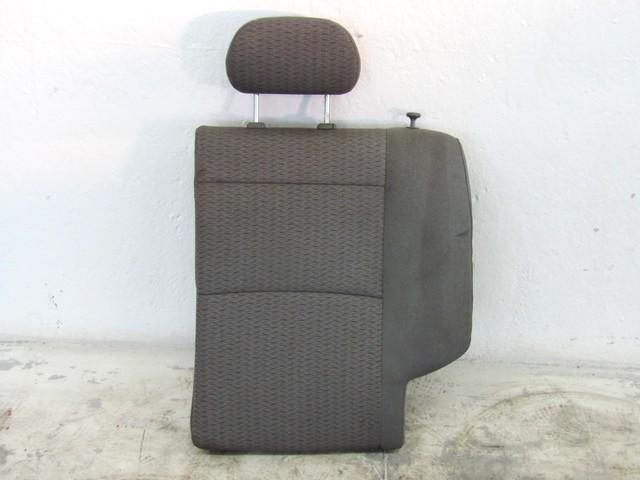 BACK SEAT BACKREST OEM N. SCPSTKIRIODCMK1RSW5P SPARE PART USED CAR KIA RIO MK1 R DC (2000 - 2005) DISPLACEMENT BENZINA 1,3 YEAR OF CONSTRUCTION 2001