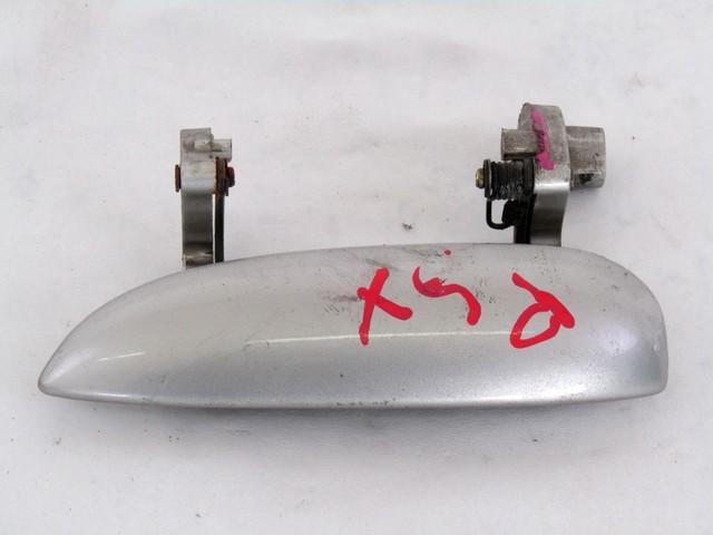 LEFT REAR EXTERIOR HANDLE OEM N. 0K30A73410 SPARE PART USED CAR KIA RIO MK1 R DC (2000 - 2005) DISPLACEMENT BENZINA 1,3 YEAR OF CONSTRUCTION 2001