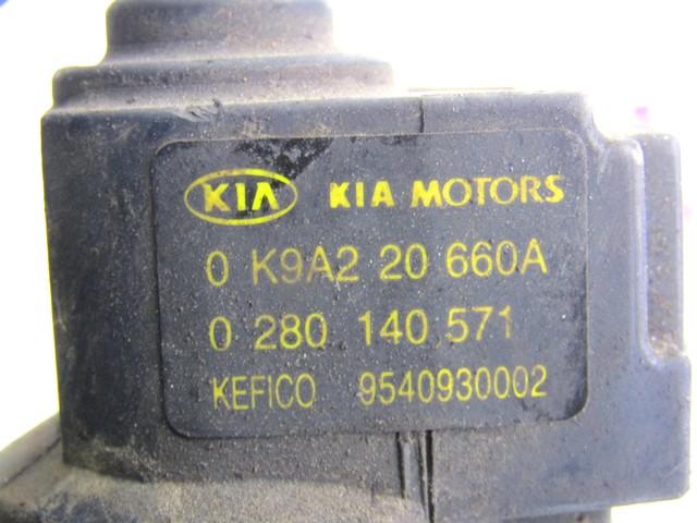 COMPLETE THROTTLE BODY WITH SENSORS  OEM N. 0K30A13640 SPARE PART USED CAR KIA RIO MK1 R DC (2000 - 2005) DISPLACEMENT BENZINA 1,3 YEAR OF CONSTRUCTION 2001