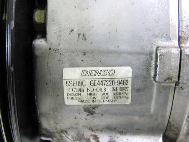 AIR-CONDITIONER COMPRESSOR OEM N. 4472209462 SPARE PART USED CAR TOYOTA YARIS P1 MK1 R (2003 - 2005) DISPLACEMENT BENZINA 1 YEAR OF CONSTRUCTION 2003