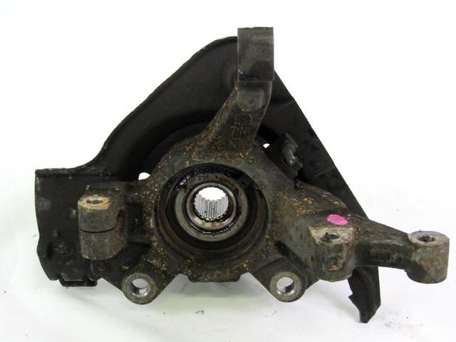 CARRIER, LEFT / WHEEL HUB WITH BEARING, FRONT OEM N. 50702042 SPARE PART USED CAR LANCIA Y YPSILON 843 R (2006 - 2011)  DISPLACEMENT BENZINA 1,2 YEAR OF CONSTRUCTION 2006