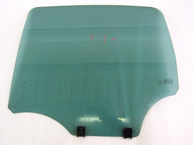 DOOR WINDOW, TINTED GLASS, REAR LEFT OEM N. 9203KG SPARE PART USED CAR CITROEN C3 MK2 SC (2009 - 2016)  DISPLACEMENT BENZINA 1,4 YEAR OF CONSTRUCTION 2010