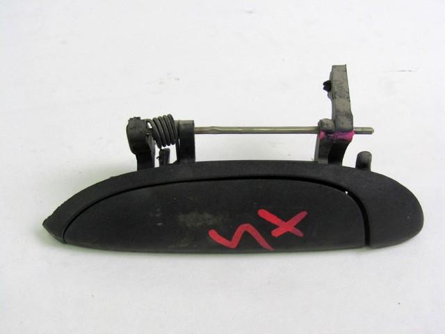 LEFT FRONT DOOR HANDLE OEM N. 7700426086 SPARE PART USED CAR RENAULT CLIO BB CB MK2 R / CLIO STORIA (05/2001 - 2012)  DISPLACEMENT BENZINA 1,2 YEAR OF CONSTRUCTION 2002