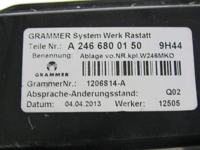 MOUNTING PARTS, CENTRE CONSOLE OEM N. A2466804971 SPARE PART USED CAR MERCEDES CLASSE B W246 (2011 - 2018) DISPLACEMENT DIESEL 1,8 YEAR OF CONSTRUCTION 2013