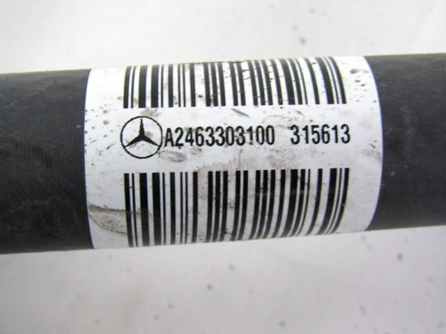 EXCH. OUTPUT SHAFT, LEFT OEM N. A2463303100 SPARE PART USED CAR MERCEDES CLASSE B W246 (2011 - 2018) DISPLACEMENT DIESEL 1,8 YEAR OF CONSTRUCTION 2013