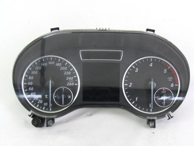INSTRUMENT CLUSTER / INSTRUMENT CLUSTER OEM N. A2469006811 SPARE PART USED CAR MERCEDES CLASSE B W246 (2011 - 2018) DISPLACEMENT DIESEL 1,8 YEAR OF CONSTRUCTION 2013