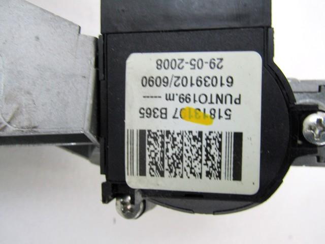 KIT ACCENSIONE AVVIAMENTO OEM N. 18899 KIT ACCENSIONE AVVIAMENTO SPARE PART USED CAR FIAT GRANDE PUNTO 199 (2005 - 2012)  DISPLACEMENT DIESEL 1,3 YEAR OF CONSTRUCTION 2009