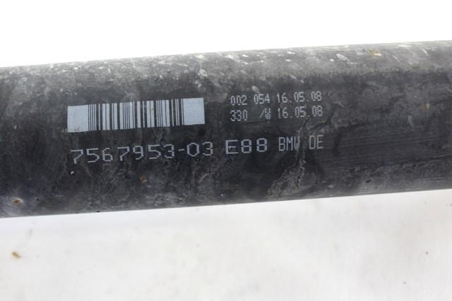 DRIVE SHAFT ASSY REAR OEM N. 7567953 SPARE PART USED CAR BMW SERIE 1 BER/COUPE/CABRIO E81/E82/E87/E88 LCI R (2007 - 2013)  DISPLACEMENT DIESEL 2 YEAR OF CONSTRUCTION 2008