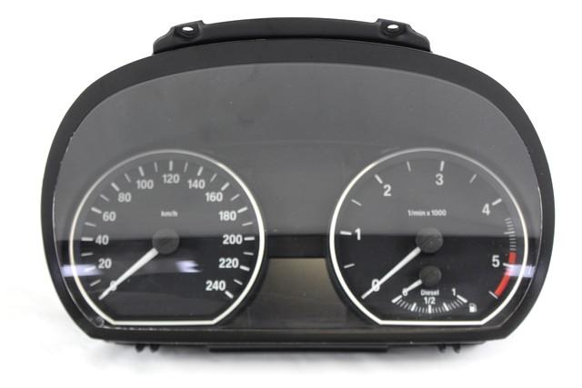 INSTRUMENT CLUSTER / INSTRUMENT CLUSTER OEM N. 9166821 SPARE PART USED CAR BMW SERIE 1 BER/COUPE/CABRIO E81/E82/E87/E88 LCI R (2007 - 2013)  DISPLACEMENT DIESEL 2 YEAR OF CONSTRUCTION 2008