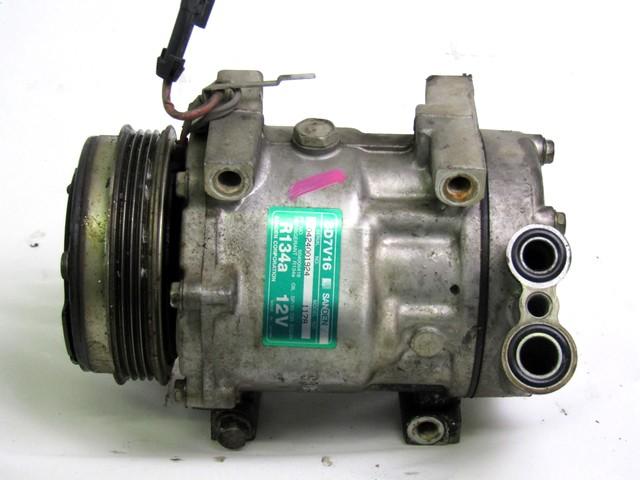 AIR-CONDITIONER COMPRESSOR OEM N. 5802219858 SPARE PART USED CAR FIAT DUCATO 250 MK3 (2006 - 2014) DISPLACEMENT DIESEL 2,3 YEAR OF CONSTRUCTION 2009