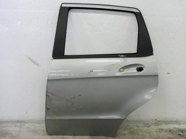 DOOR LEFT REAR  OEM N. (D)A1697301905 SPARE PART USED CAR MERCEDES CLASSE A W169 5P C169 3P R (05/2008 - 2012)  DISPLACEMENT BENZINA 1,7 YEAR OF CONSTRUCTION 2011