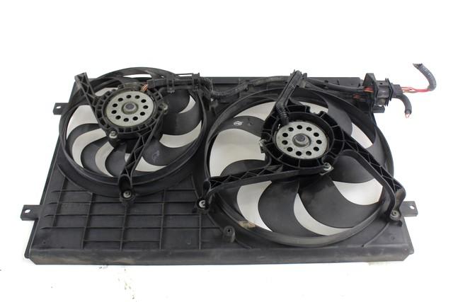 RADIATOR COOLING FAN ELECTRIC / ENGINE COOLING FAN CLUTCH . OEM N. 6Q0121207A SPARE PART USED CAR VOLKSWAGEN POLO 9N (10/2001 - 2005)  DISPLACEMENT DIESEL 1,2 YEAR OF CONSTRUCTION 2002