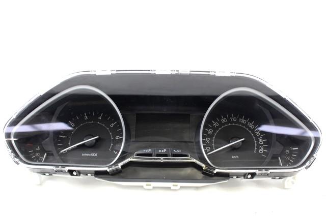 INSTRUMENT CLUSTER / INSTRUMENT CLUSTER OEM N. 9822621180 SPARE PART USED CAR PEUGEOT 208 CA CC (DAL 2012)  DISPLACEMENT BENZINA/GPL 1,2 YEAR OF CONSTRUCTION 2018