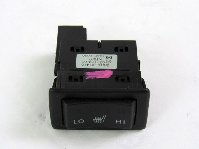 SEAT ADJUSTMENT SWITCH, FRONT OEM N. GS1E66420 SPARE PART USED CAR MAZDA 6 GH (2008 - 2013)  DISPLACEMENT DIESEL 2 YEAR OF CONSTRUCTION 2009